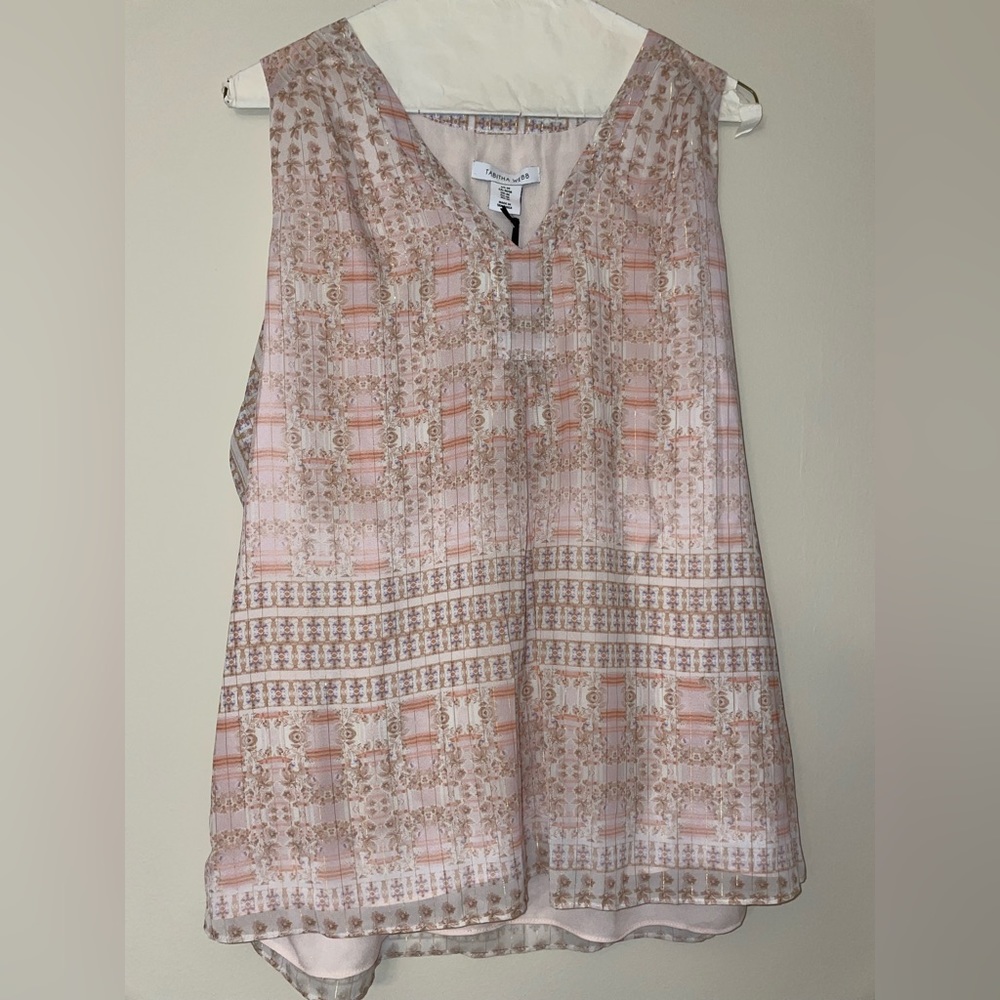 Floral patterned blouse, new with tags